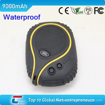 9000mAh portable phone charger 728 with led torch and indicated lights